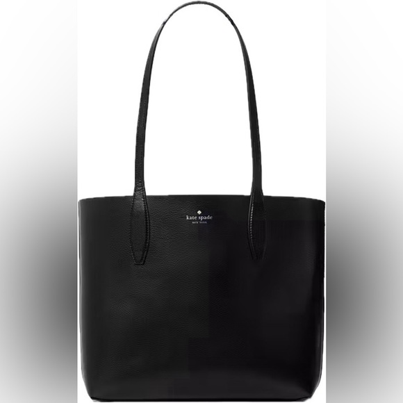 DISNEY X KATE SPADE BEAUTY AND THE BEAST REVERSIBLE LEATHER TOTE BAG w/WRISTLET! - Picture 6 of 7